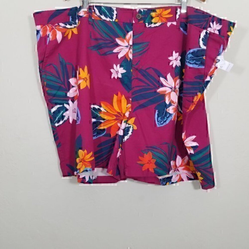 NWT Old Navy Floral Everyday Shorts Size 28 PLUS